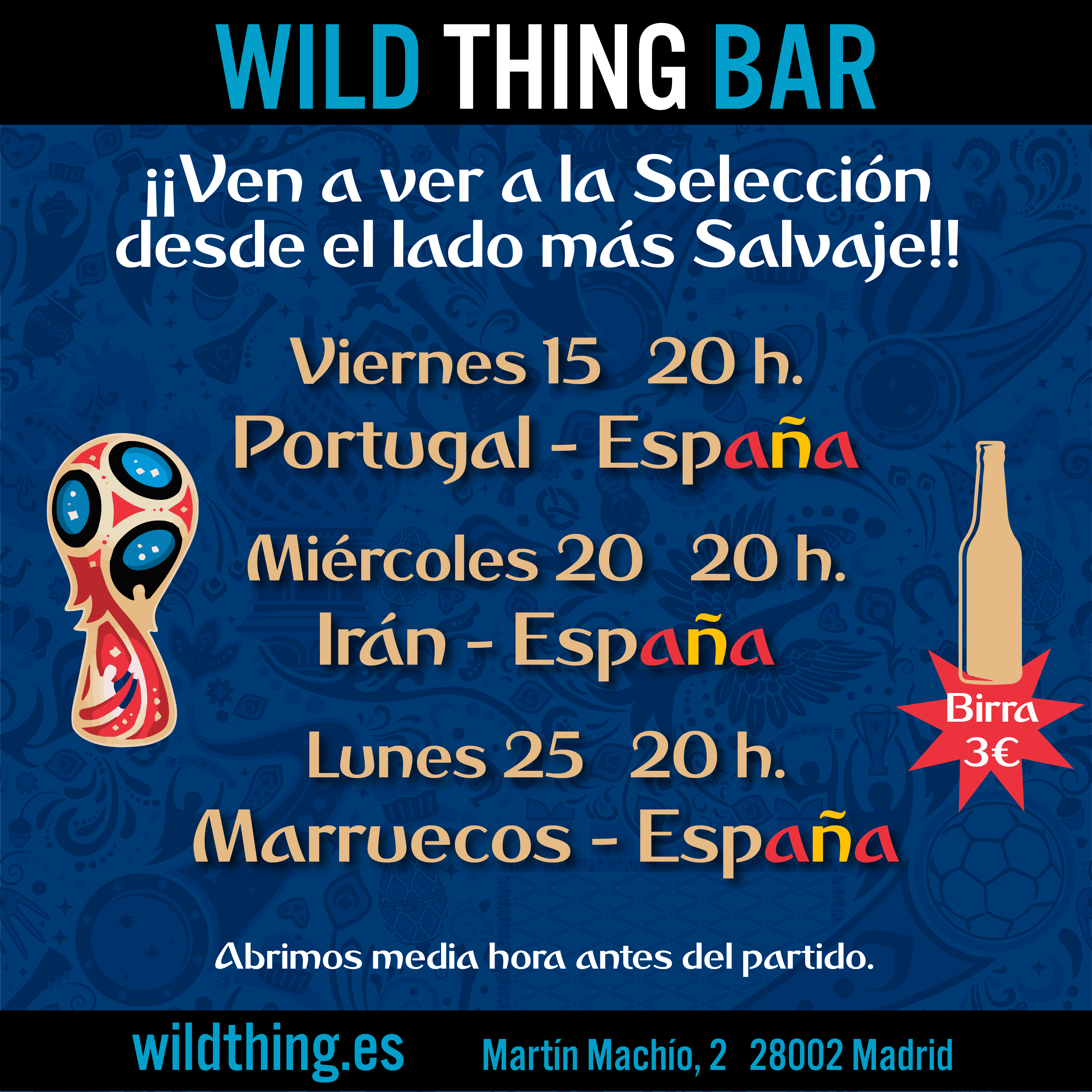 Wild Thing Bar – Mundial Salvaje